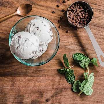 Dairy-free Mint Chip Ice Cream