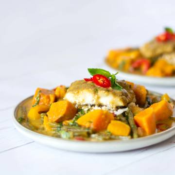 Thai Green Cod & Vegetable Curry