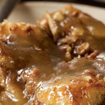 Bread Pudding with Bourbon Sauce