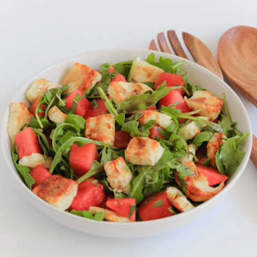 Halloumi & Watermelon Salad