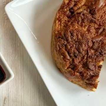 Bread Pudding with Berry Sauce