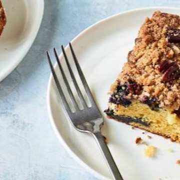 Lemon-Blueberry Crunch Coffee Cake