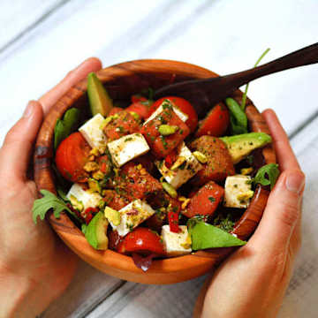 Marinated Watermelon & Feta Salad