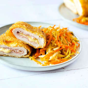 Chicken Cordon Bleu, Green Beans & Mashed Potato