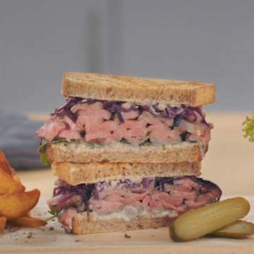 Ultimate Steak Sandwich & Cheeseburger Stack