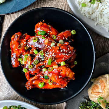 Sticky Korean Chicken Wings