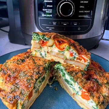 Spinach and Feta Cheese Frittata