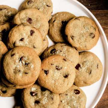 Salted Chocolate Chip Cookies