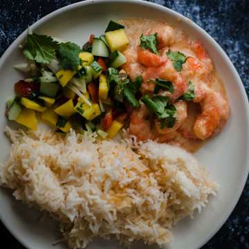 Creamy Cayenne Prawns