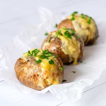 Twice Baked Cheesy Potatoes