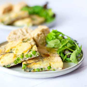 Potato, Mint and Pea Frittata