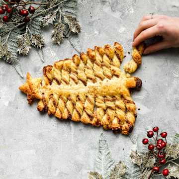 Gingerbread Peanut Butter Christmas Tree Tear and Share