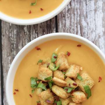 Spiced Carrot & Parsnip Soup