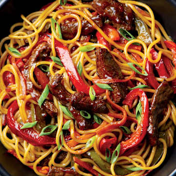 Griddled Noodle Stir Fry