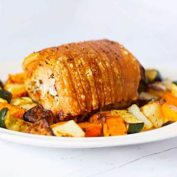 Tuscan Roast Pork with Roast Vegetables