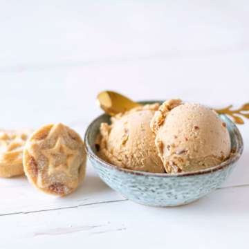 Gluten-Free & Vegan Mince Pie Ice Cream