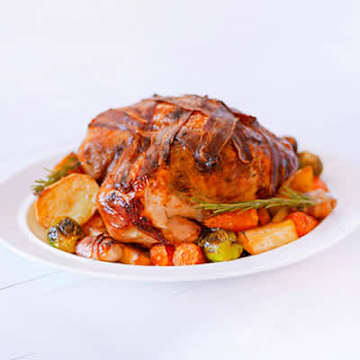 Roast Turkey Crown With Trimmings