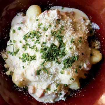 Gnocchi Carbonara Casserole