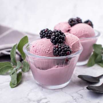 Blackberry, Honey & Vanilla Ice Cream
