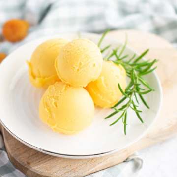 Apricot & Rosemary Sorbet