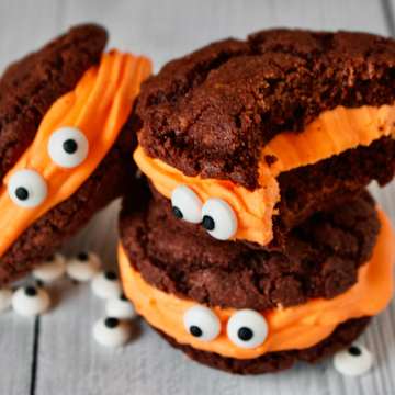 Chocolate Orange Sandwich Cookies
