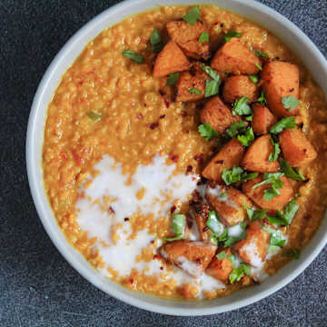 Coconut Dahl with Butternut Squash