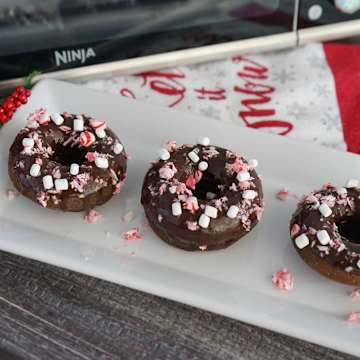 Peppermint Mocha Donuts