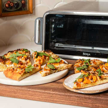 Butternut Squash White Pizza with Roasted Garlic