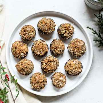 Vegan Stuffed Mushrooms