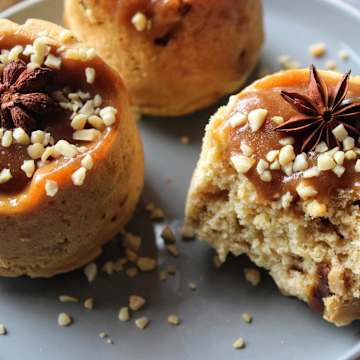Sticky Toffee Apple & Date Puddings