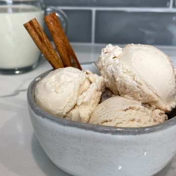 Cinnamon Eggnog Gelato
