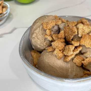 Lite Cinnamon Crunch Apple Pie Nice Cream