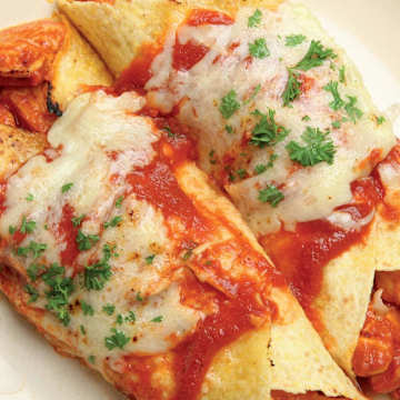 Buffalo Chicken Enchiladas