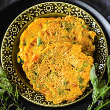 Mini Savoury Bhajia Pancakes