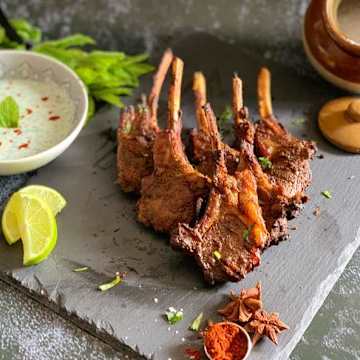 Rack of Lamb Kebabs