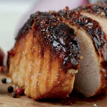 Jerk-Rubbed Pork Loin with Carrots & Sage