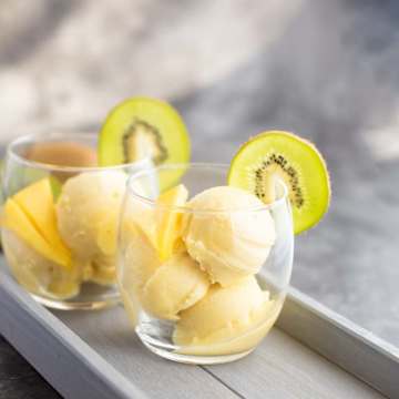Mango & Kiwi Sorbet