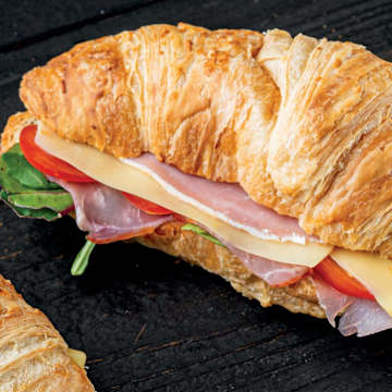 Crescent Roll-Ups with Deli Turkey, Swiss Cheese & Mustard