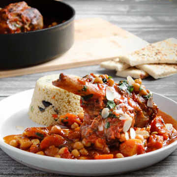 Moroccan Spiced Lamb Shanks