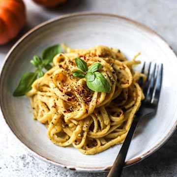 Creamy Pumpkin Linguine