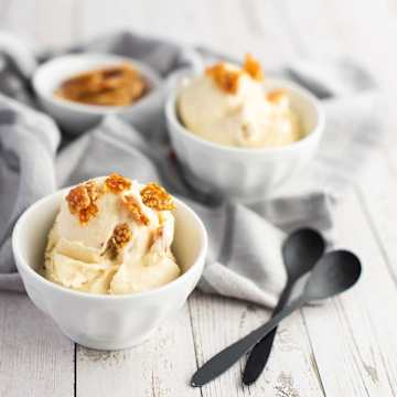 Honey & Sesame Brittle Ice Cream