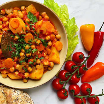 Harissa Chickpea Stew