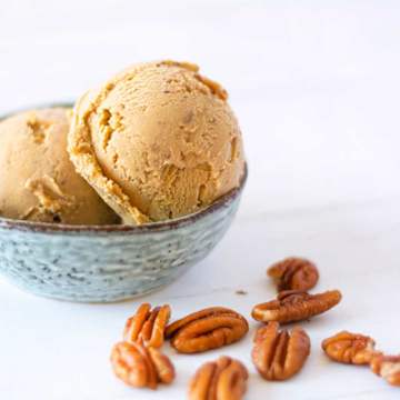 Vegan Butter-Pecan Ice Cream