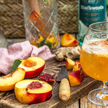 Nectarine Gin Cocktail