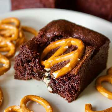 Pretzel Brownies