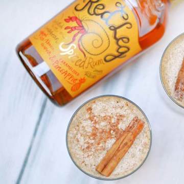 Vegan Eggnog with Caramelised Pineapple Rum