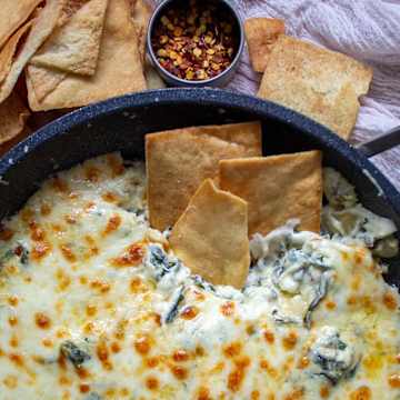 Trempette aux pinards et aux artichauts