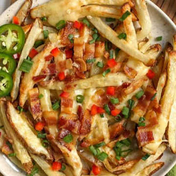 Loaded Air Fried French Fries