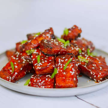 Sticky Korean Style Tofu