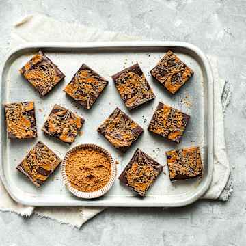 Biscoff & Date Brownies